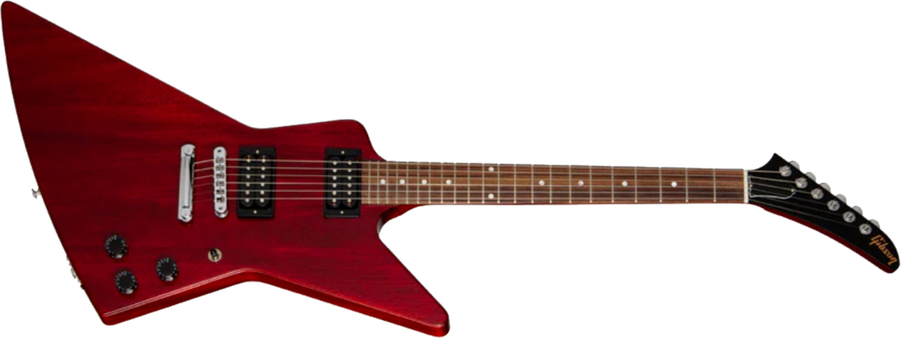 Gibson Explorer 80s 2h Ht Rw - Cherry - Guitare Électrique MÉtal - Main picture