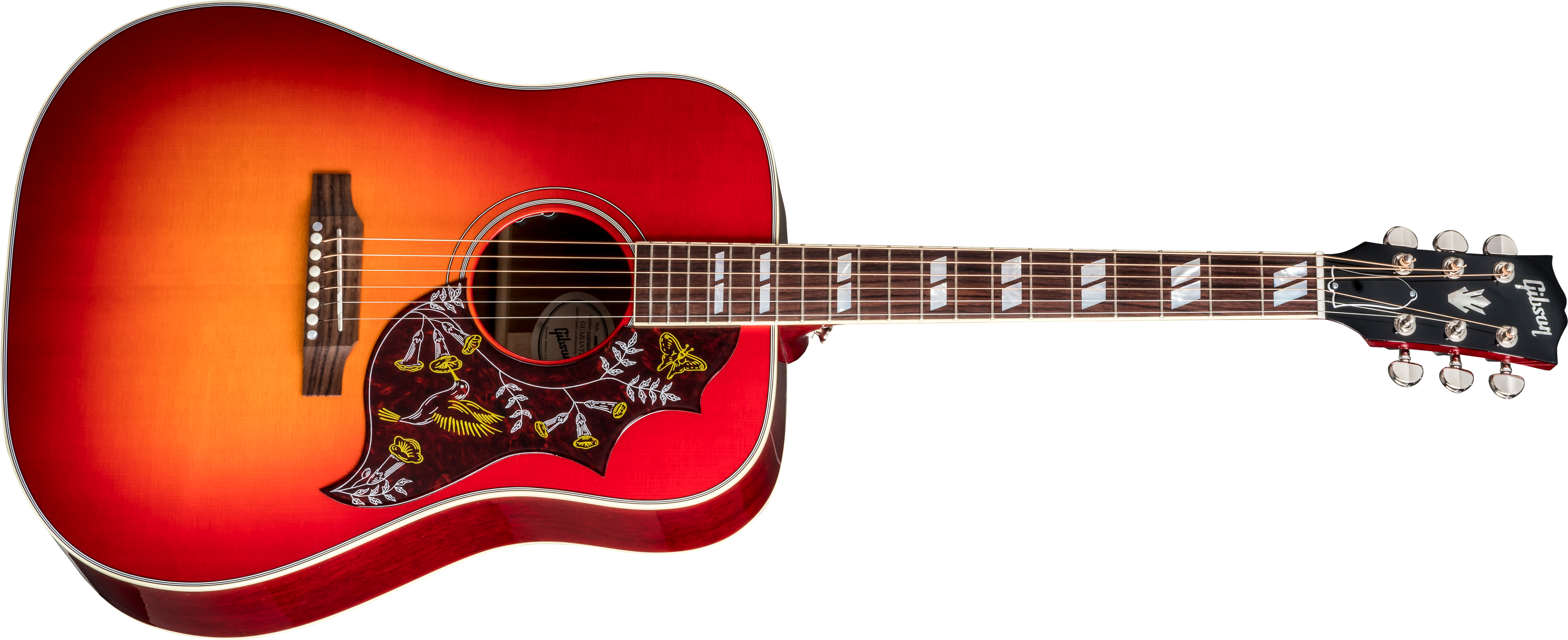 Gibson Hummingbird 2019 Dreadnought Epicea Acajou Rw - Vintage Cherry Sunburst - Guitare Acoustique - Main picture