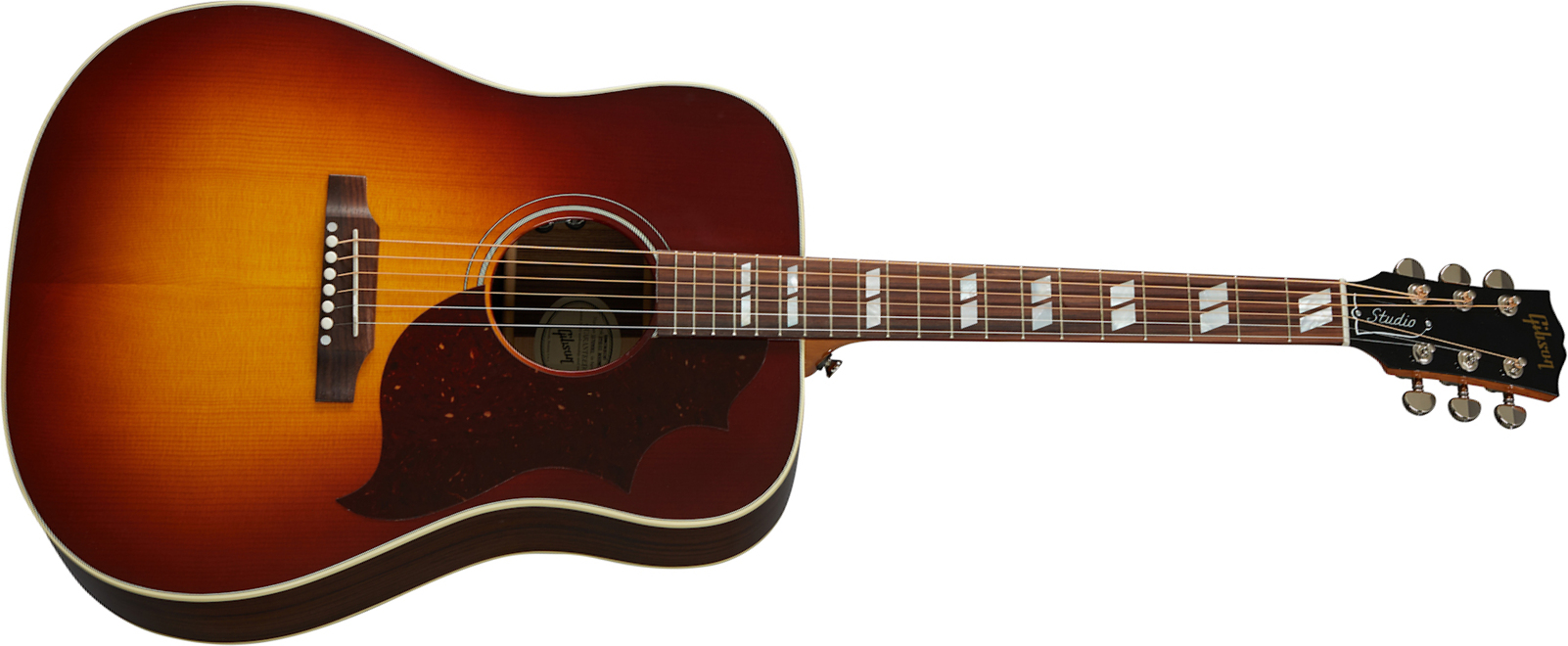 Gibson Hummingbird Studio Rosewood Modern 2020 Dreadnought Epicea Palissandre Rw - Rosewood Burst - Guitare Electro Acoustique - Main picture