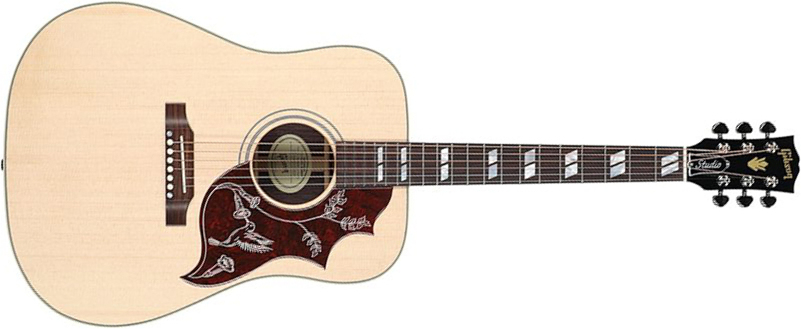 Gibson Hummingbird Studio Walnut 2023 Dreadnought Epicea Noyer Wal - Natural - Guitare Electro Acoustique - Main picture