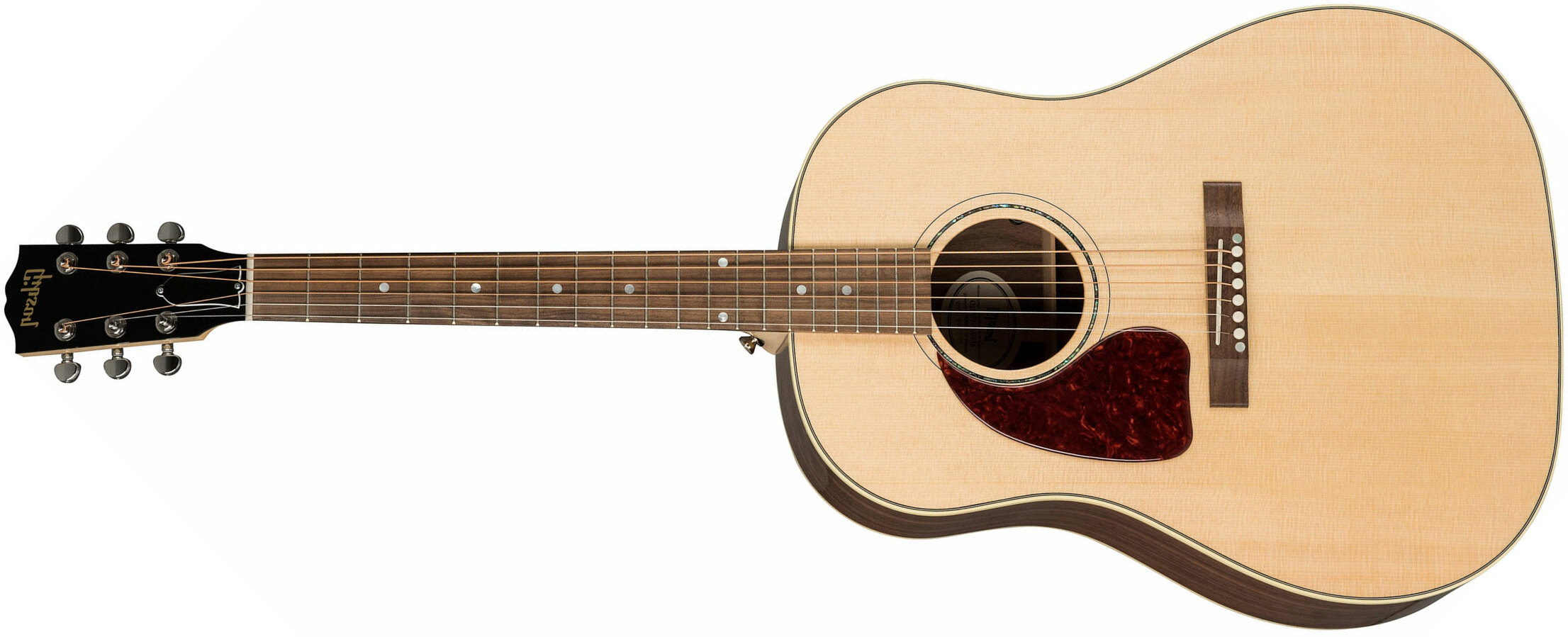 Gibson J-15 Lh Dreadnought Gaucher Epicea Noyer Wal - Antique Natural - Guitare Electro Acoustique - Main picture