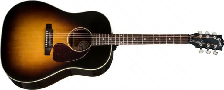 Gibson J-45 Standard Dreadnought Epicea Acajou Rw - Vintage Sunburst - Guitare Electro Acoustique - Main picture