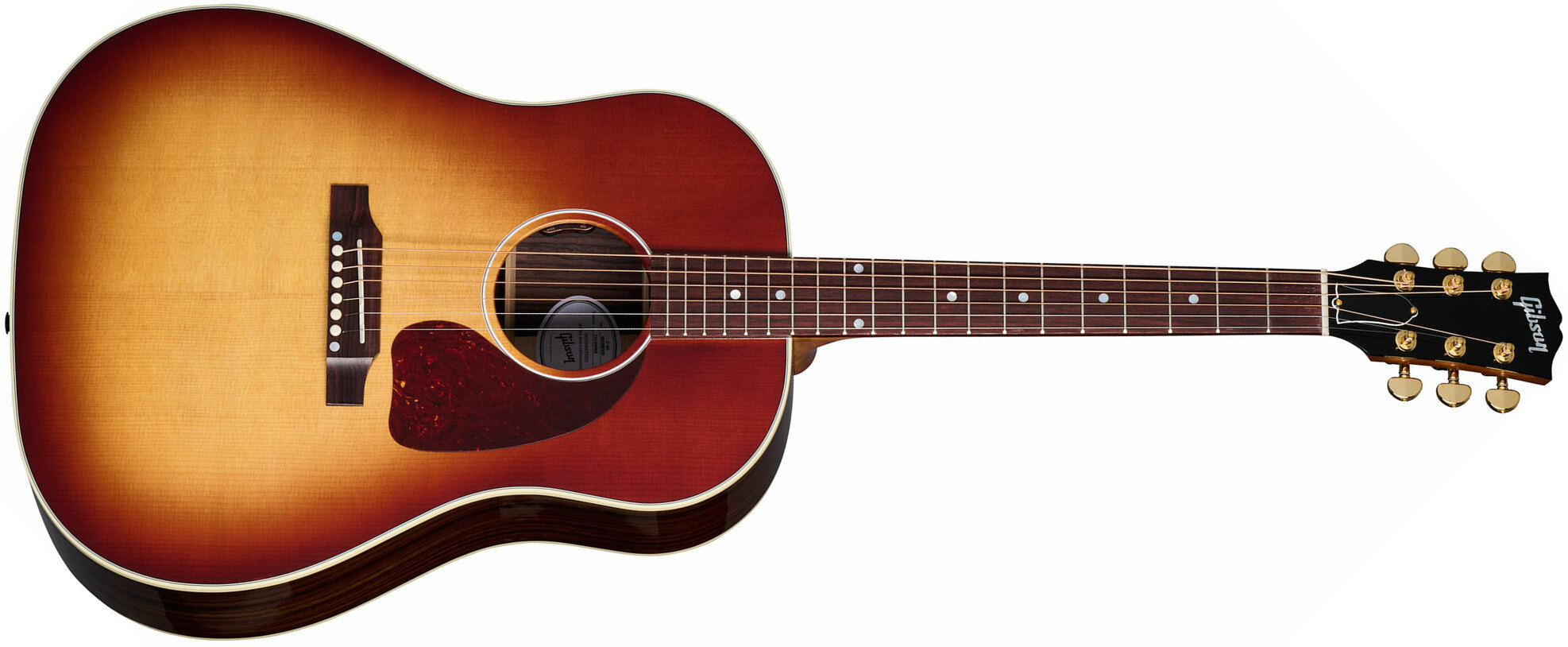 Gibson J-45 Standard Rosewood Dreadnought Epicea Acajou Rw - Rosewood Burst - Guitare Electro Acoustique - Main picture