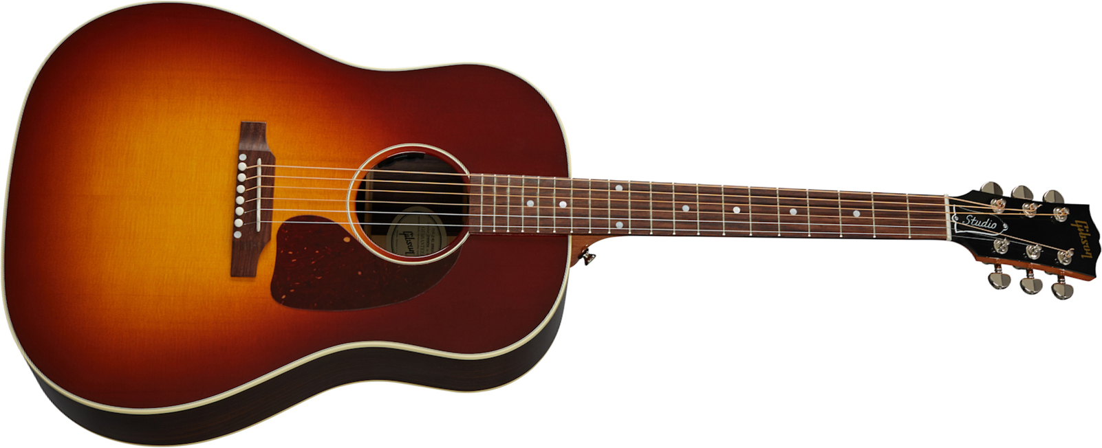 Gibson J-45 Studio Rosewood Modern 2020 Dreadnought Epicea Palissandre Rw - Rosewood Burst - Guitare Electro Acoustique - Main picture