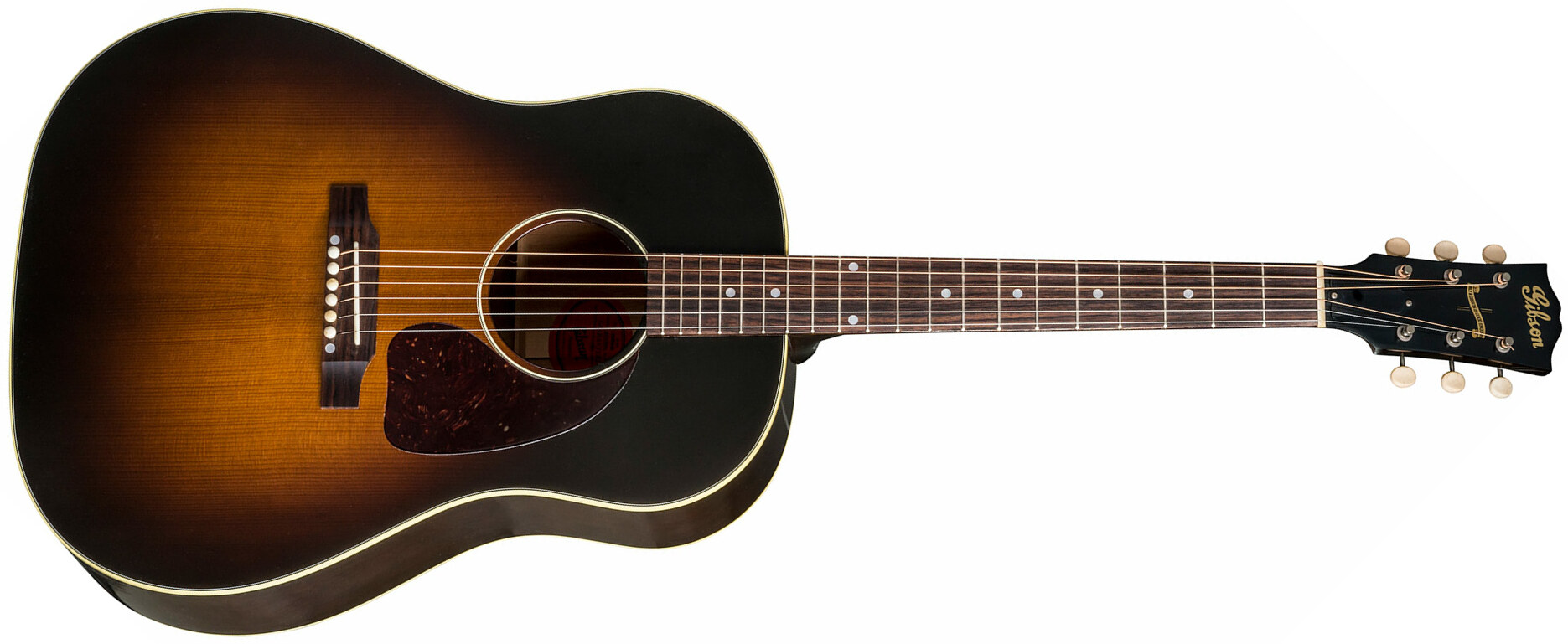 Gibson J-45 Vintage Dreadnought Epicea Acajou 2018 - Vos Vintage Sunburst - Guitare Acoustique - Main picture