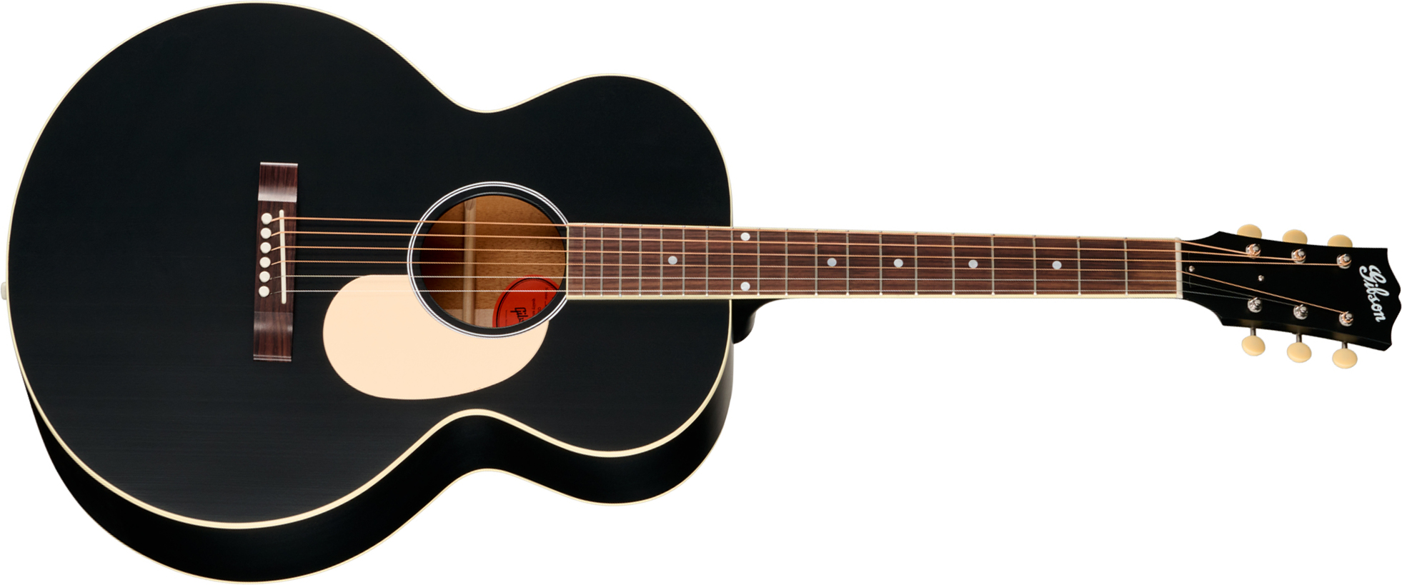 Gibson J185 Century 12-fret Jumbo Shsc Epicea Acajou Rw - Ebony - Guitare Folk - Main picture