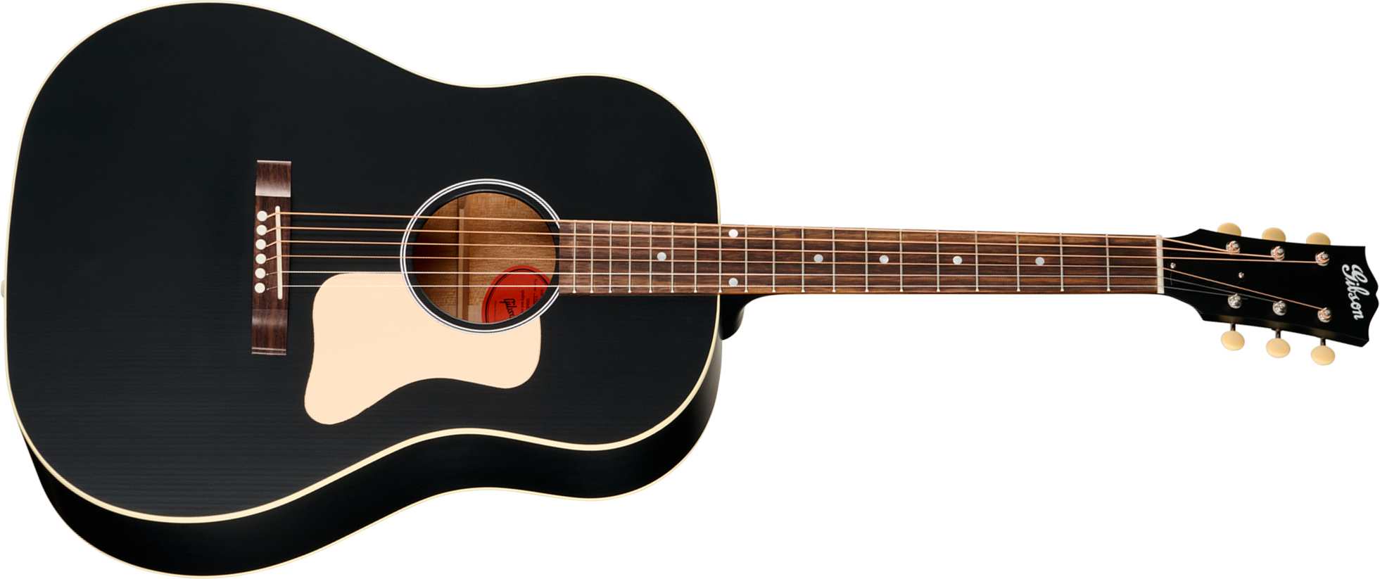 Gibson J45 Century 12-fret Dreadnought Shsc Epicea Acajou Rw - Ebony - Guitare Folk - Main picture