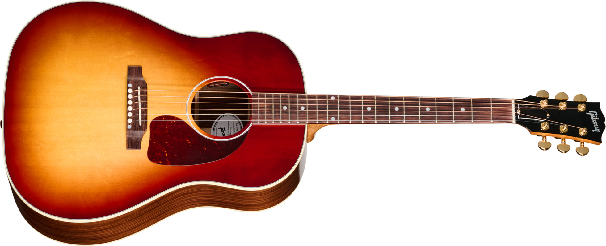 Gibson J45 Standard Rosewood (baggs Hifi Dna) Dreadnought Epicea Palissandre Rw - Rosewood Burst - Guitare Folk - Main picture