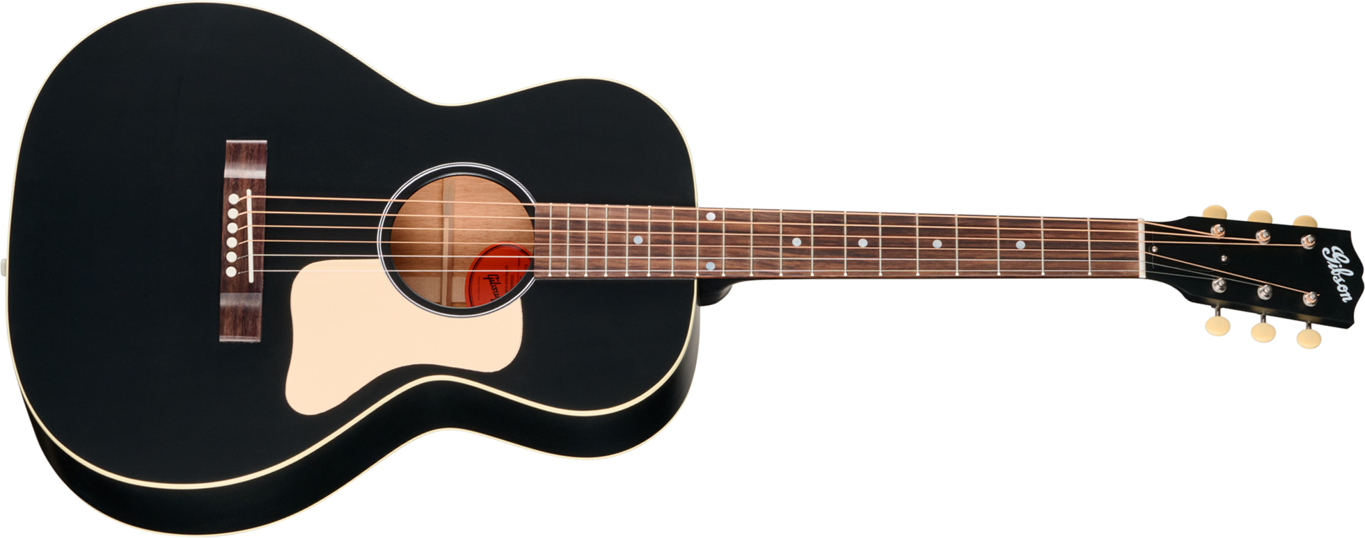 Gibson L00 Century 12-fret Parlor Shsc Epicea Acajou Rw - Ebony Satin - Guitare Folk - Main picture