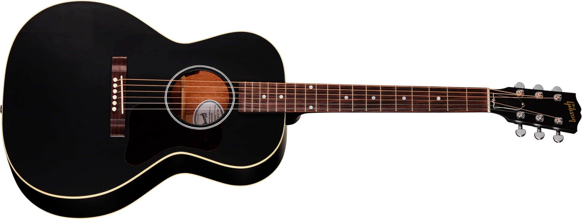 Gibson L00 Special Modern Parlor Shsc Epicea Acajou Rw - Satin Ebony - Guitare Folk - Main picture