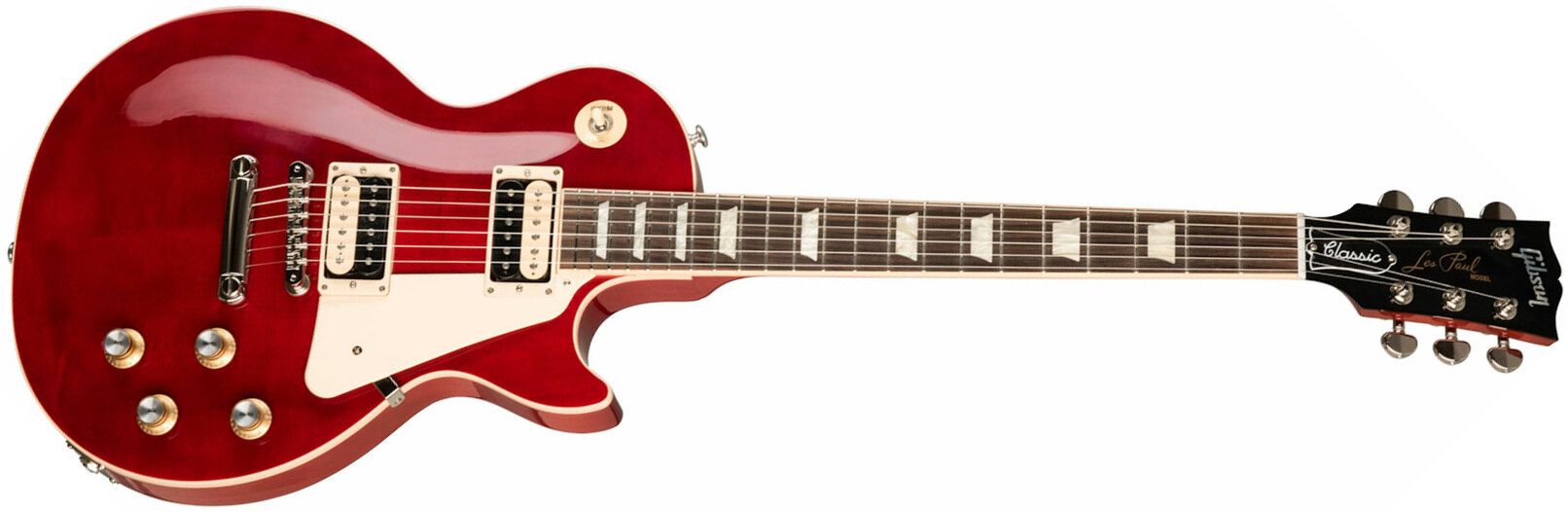 Gibson Les Paul Classic Modern 2h Ht Rw - Trans Cherry - Guitare Électrique Single Cut - Main picture