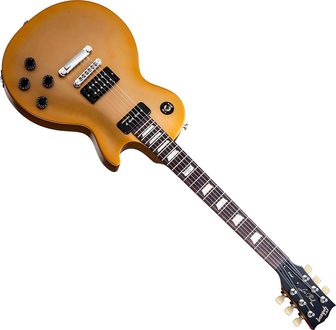 Gibson Les Paul Futura 2014 Minetune Ch - Bullion Gold Vintage Gloss - Guitare Électrique Single Cut - Main picture