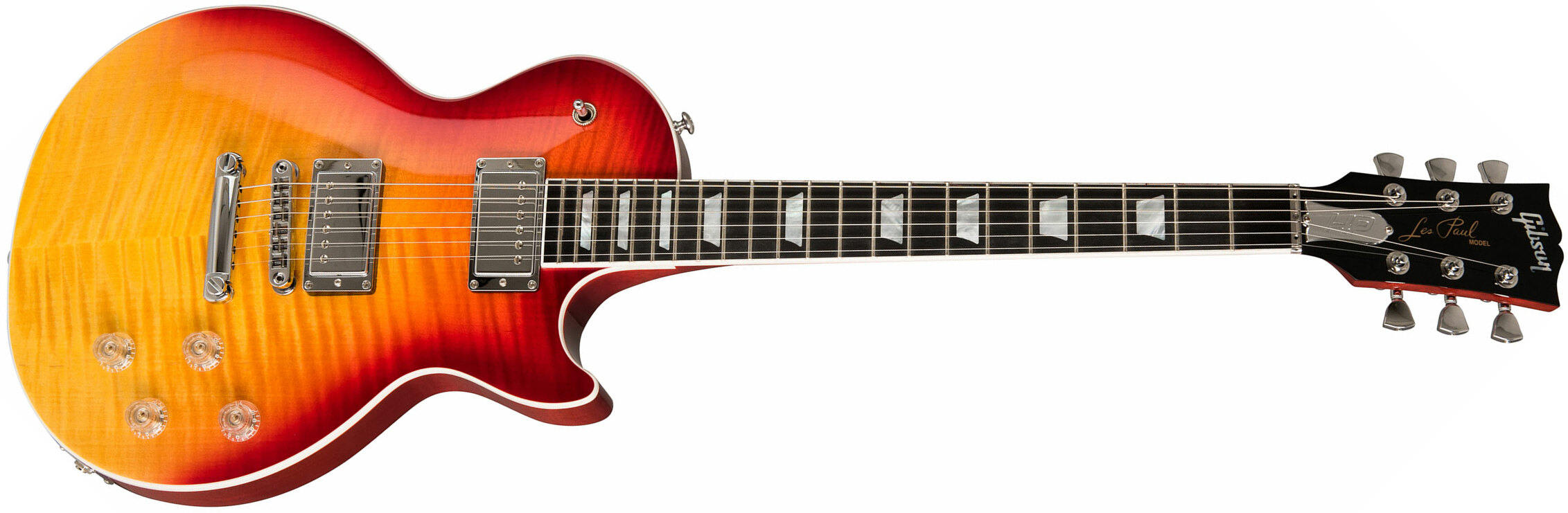 Gibson Les Paul Hp-ii High Performance 2019 2h Ht Ric - Heritage Cherry Fade - Guitare Électrique Single Cut - Main picture