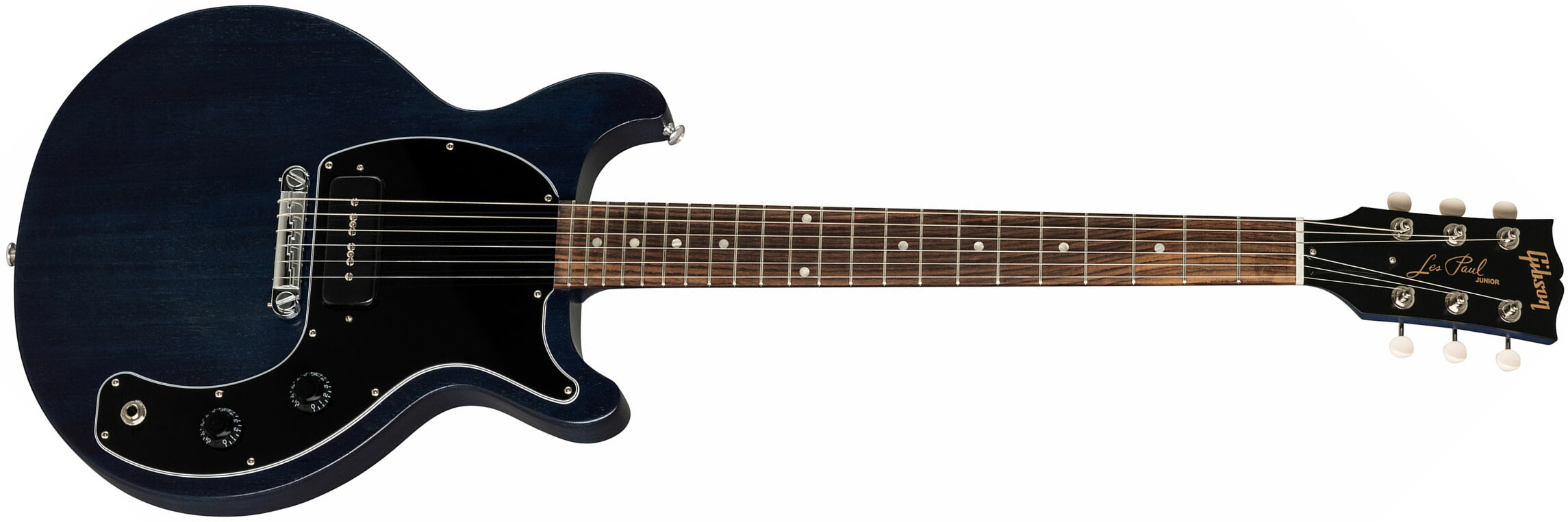 Gibson Les Paul Junior Tribute 2019 P90 Ht Rw - Blue Stain - Guitare Électrique Single Cut - Main picture