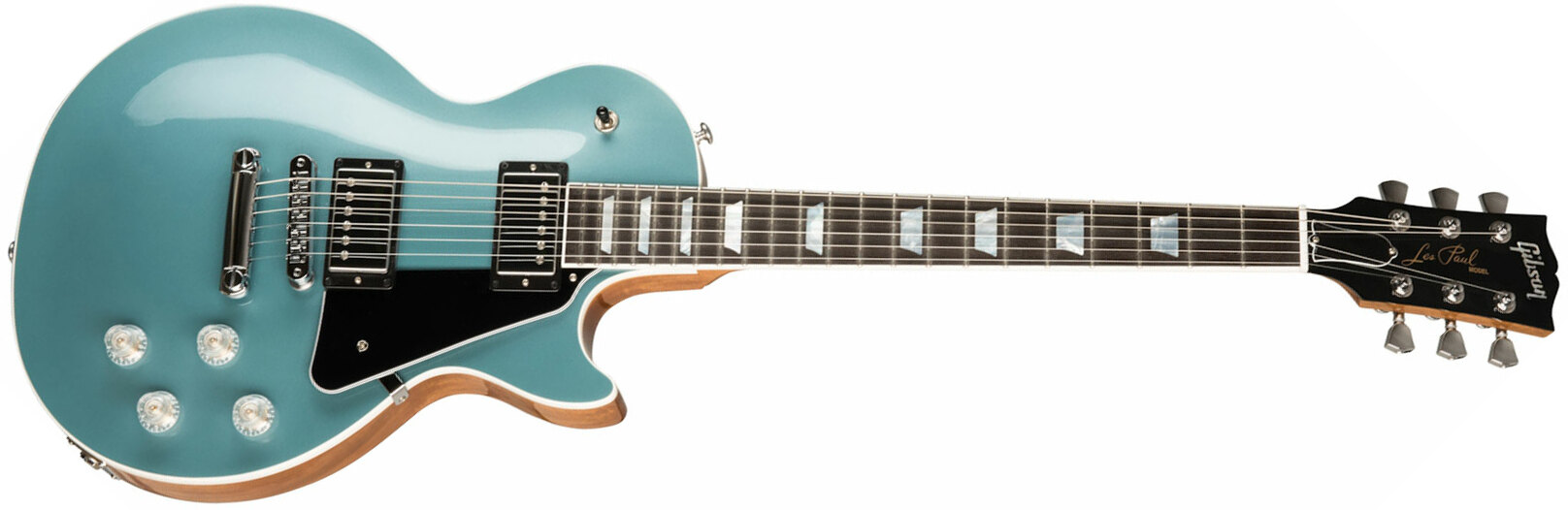 Gibson Les Paul Modern Modern 2h Ht Eb - Faded Pelham Blue Top - Guitare Électrique Single Cut - Main picture