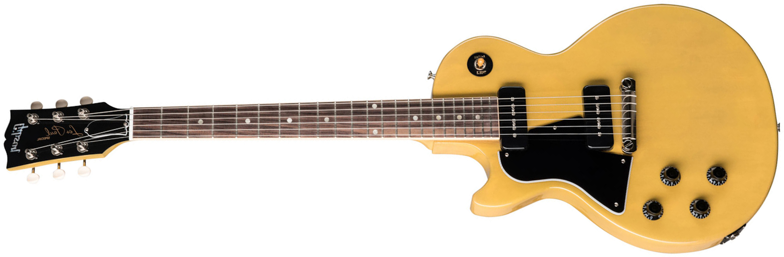 Gibson Les Paul Special Lh Original Gaucher 2p90 Ht Rw - Tv Yellow - Guitare Électrique Gaucher - Main picture