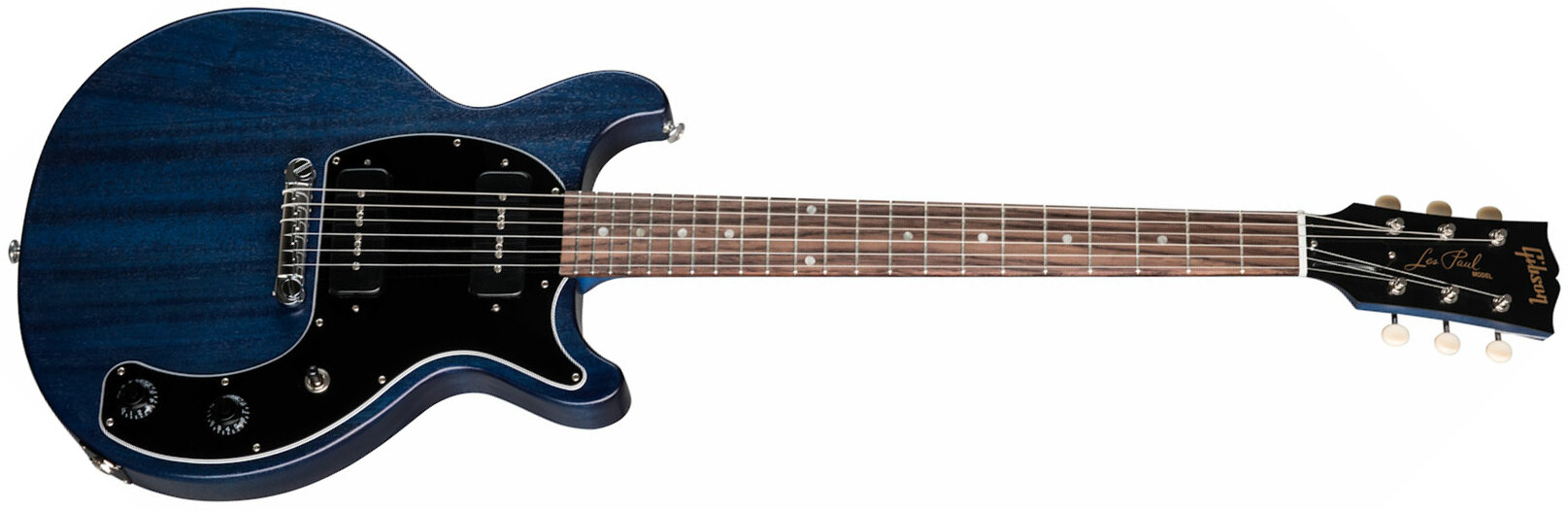 Gibson Les Paul Special Tribute Dc Modern P90 - Blue Stain - Guitare Électrique Double Cut - Main picture