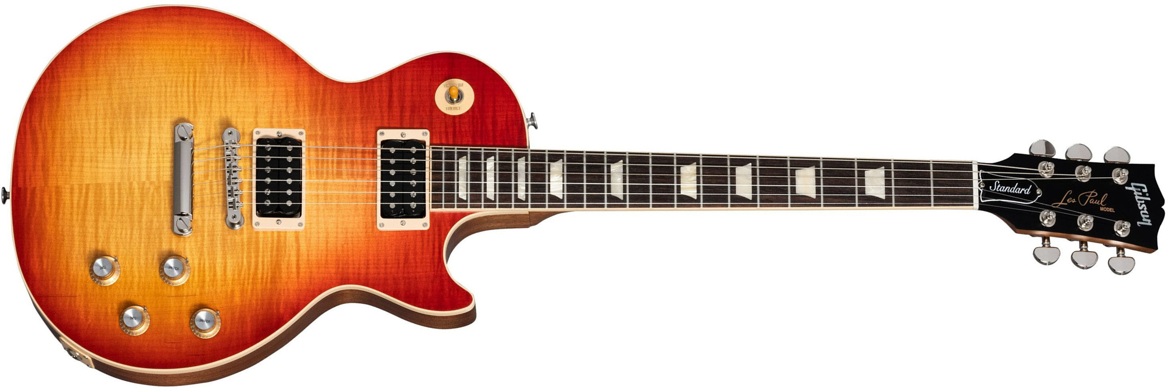 Gibson Les Paul Standard 60s Faded Original 2h Ht Rw - Vintage Cherry Sunburst - Guitare Électrique Single Cut - Main picture