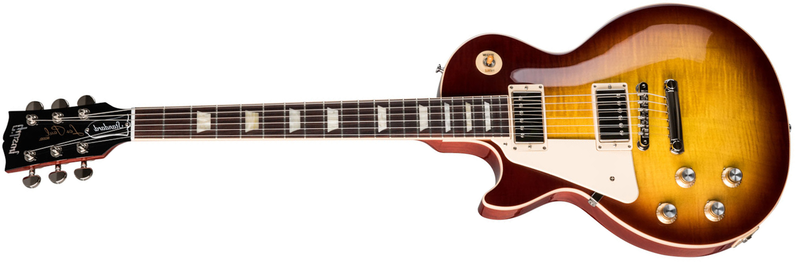 Gibson Les Paul Standard 60s Lh Gaucher 2h Ht Rw - Iced Tea - Guitare Électrique Gaucher - Main picture