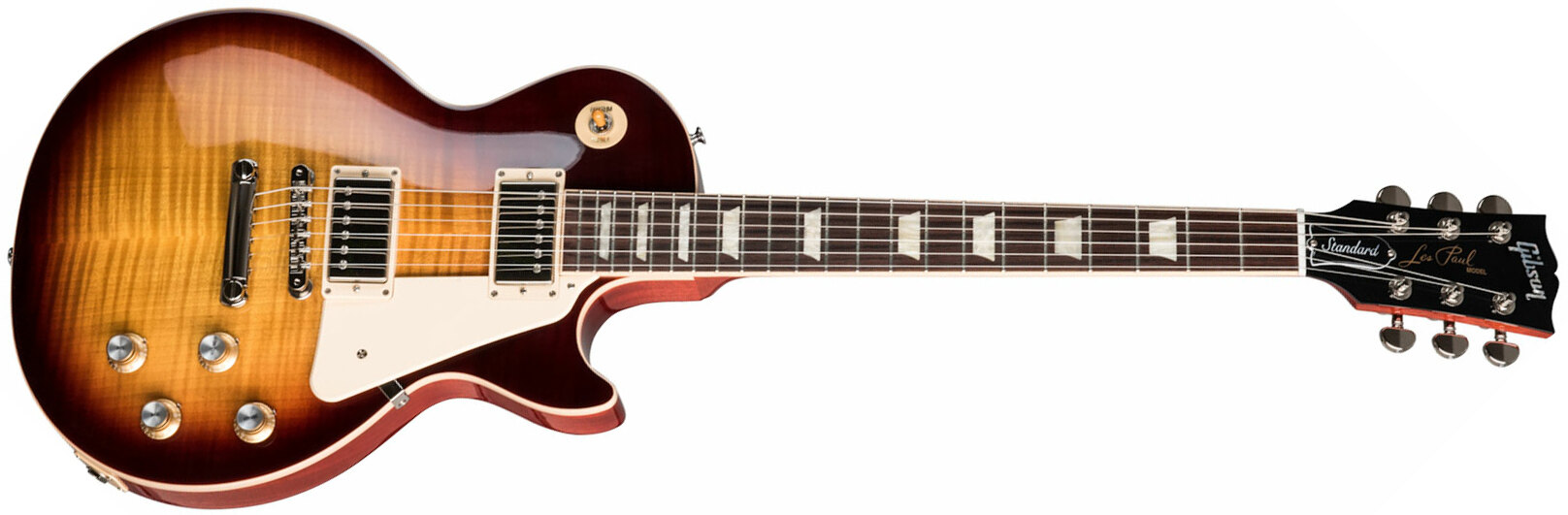 Gibson Les Paul Standard 60s Original 2h Ht Rw - Bourbon Burst - Guitare Électrique Single Cut - Main picture