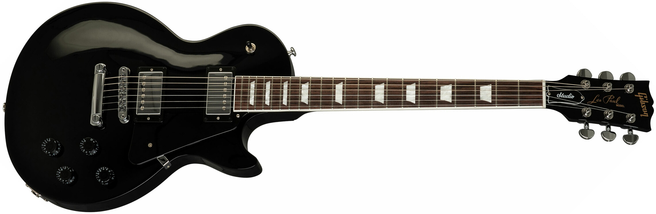 Gibson Les Paul Studio 2019 Hh Ht Rw - Ebony - Guitare Électrique Single Cut - Main picture