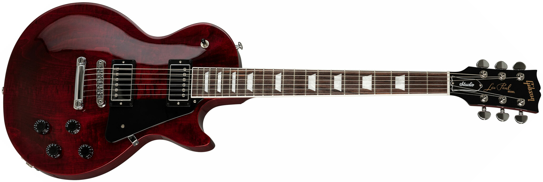 Gibson Les Paul Studio 2019 Hh Ht Rw - Wine Red - Guitare Électrique Single Cut - Main picture