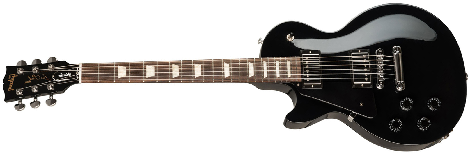 Gibson Les Paul Studio Modern 2020 Lh Gaucher 2h Ht Rw - Ebony - Guitare Électrique Gaucher - Main picture