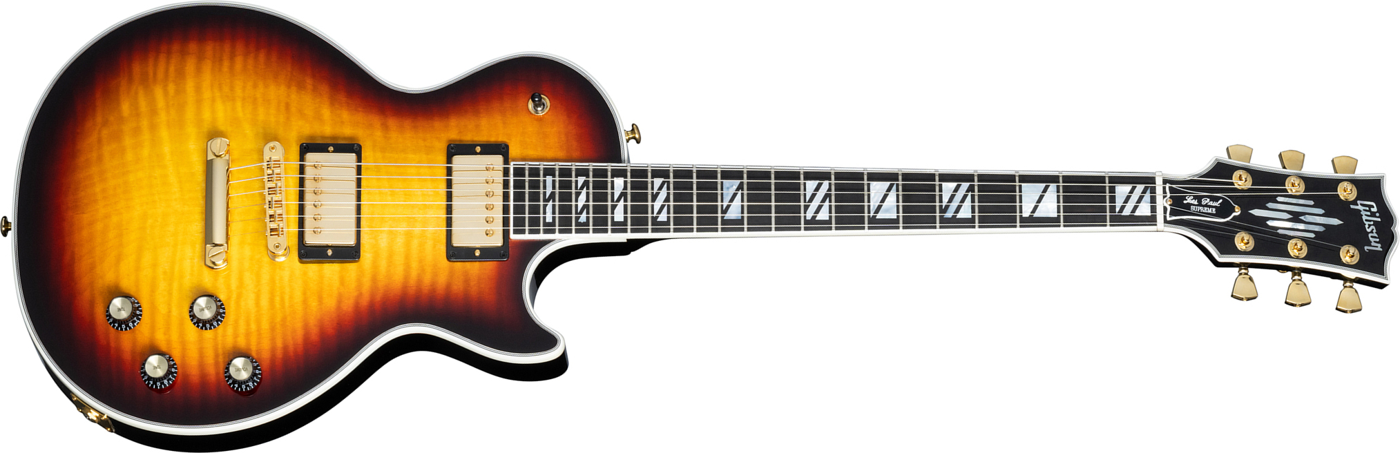 Gibson Les Paul Supreme 2023 2h Ht Eb - Fireburst - Guitare Électrique Single Cut - Main picture