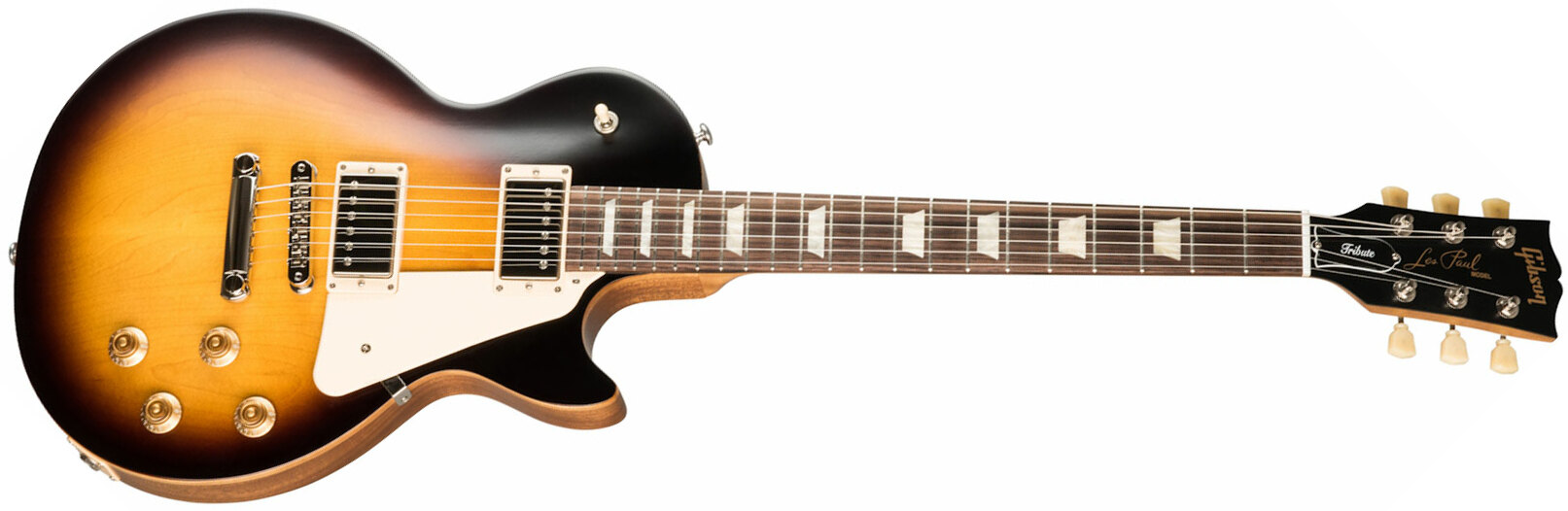 Gibson Les Paul Tribute Modern 2h Ht Rw - Satin Tobacco Burst - Guitare Électrique Single Cut - Main picture