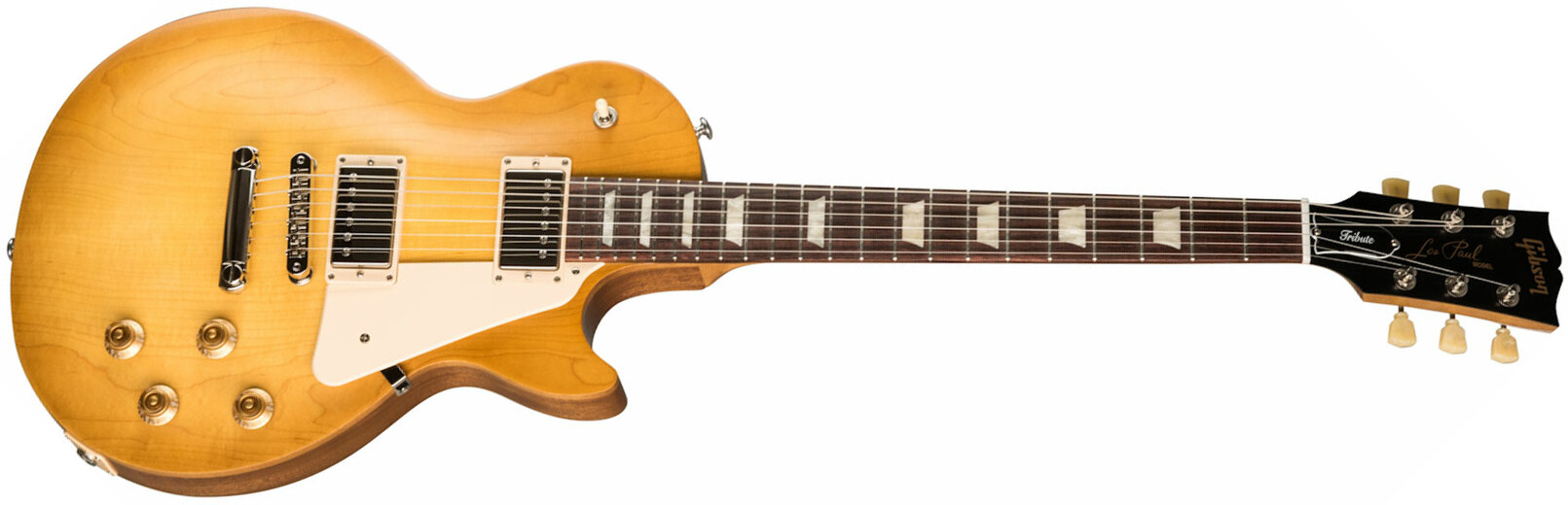 Gibson Les Paul Tribute Modern 2h Ht Rw - Satin Honey Burst - Guitare Électrique Single Cut - Main picture