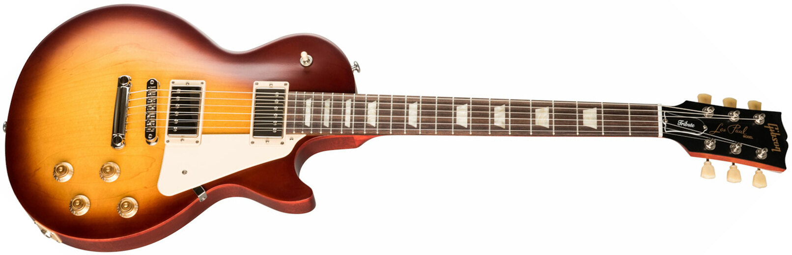 Gibson Les Paul Tribute Modern 2h Ht Rw - Satin Iced Tea - Guitare Électrique Single Cut - Main picture