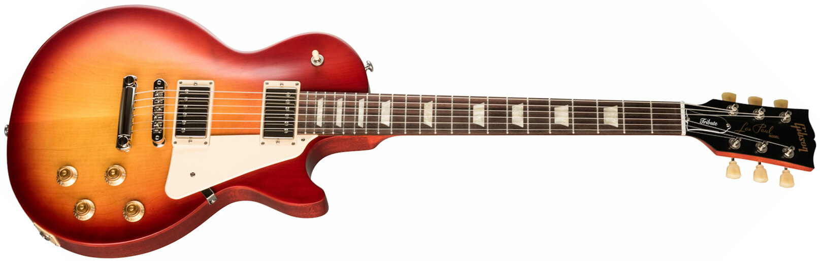 Gibson Les Paul Tribute Modern 2h Ht Rw - Satin Cherry Sunburst - Guitare Électrique Single Cut - Main picture