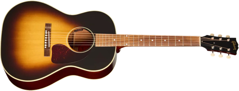 Gibson Lg2 50s Original (baggs Hifi Dna) Concert Epicea Acajou Rw - Vintage Sunburst - Guitare Folk - Main picture