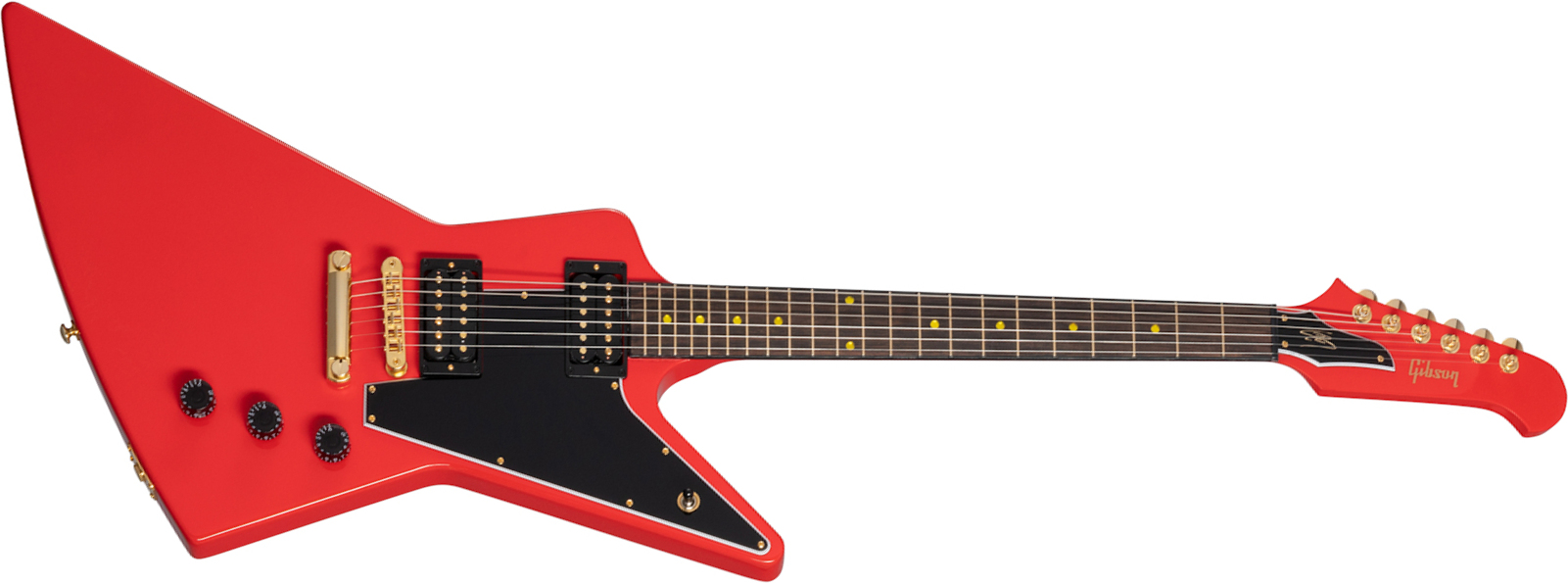 Gibson Lzzy Hale Explorerbird Signature 2h Ht Rw - Cardinal Red - Guitare Électrique MÉtal - Main picture