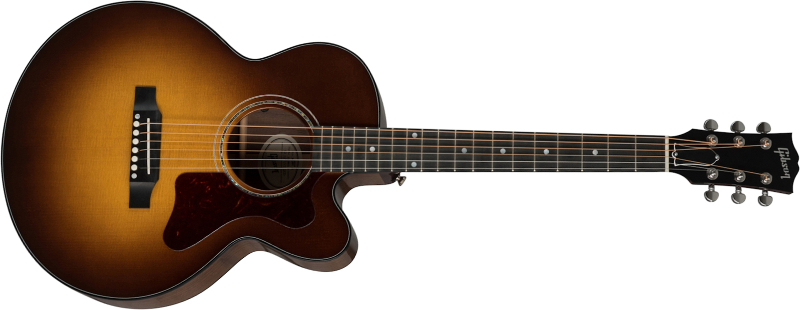 Gibson Parlor Walnut M 2019 Small Body Cw Epicea Noyer Ric - Walnut Burst - Guitare Acoustique - Main picture