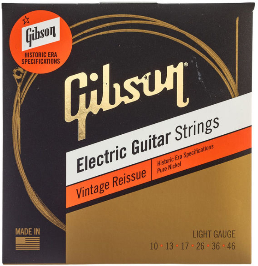 Gibson Seg-hvr10 Vintage Reissue Pure Nickel Electric Guitar 6c 10-46 - Cordes Guitare Électrique - Main picture