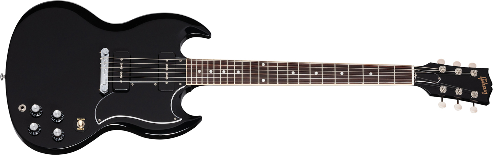 Gibson Sg Special Original 2021 2p90 Ht Rw - Ebony - Guitare Électrique Double Cut - Main picture