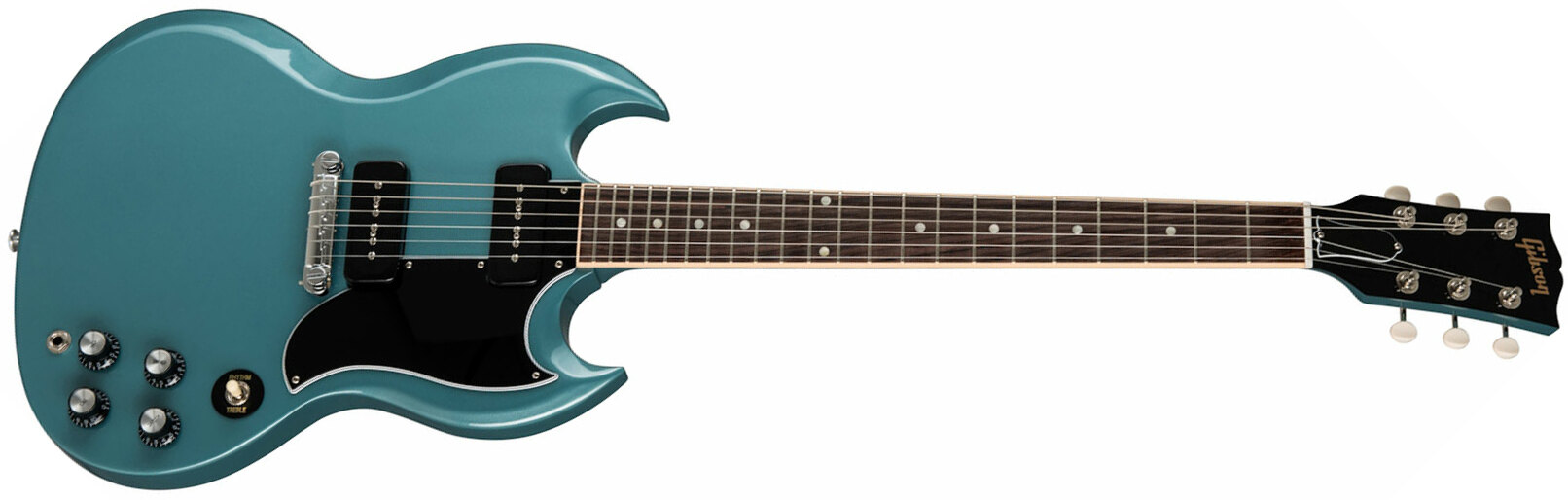 Gibson Sg Special Original P90 - Pelham Blue - Guitare Électrique RÉtro Rock - Main picture
