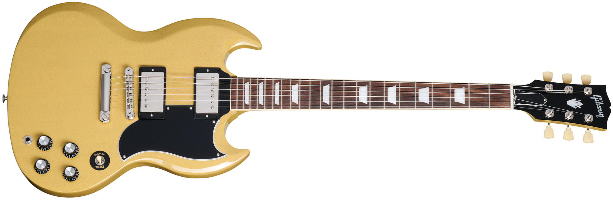 Gibson Sg Standard 1961 Custom Color 2h Ht Rw - Tv Yellow - Guitare Électrique Double Cut - Main picture
