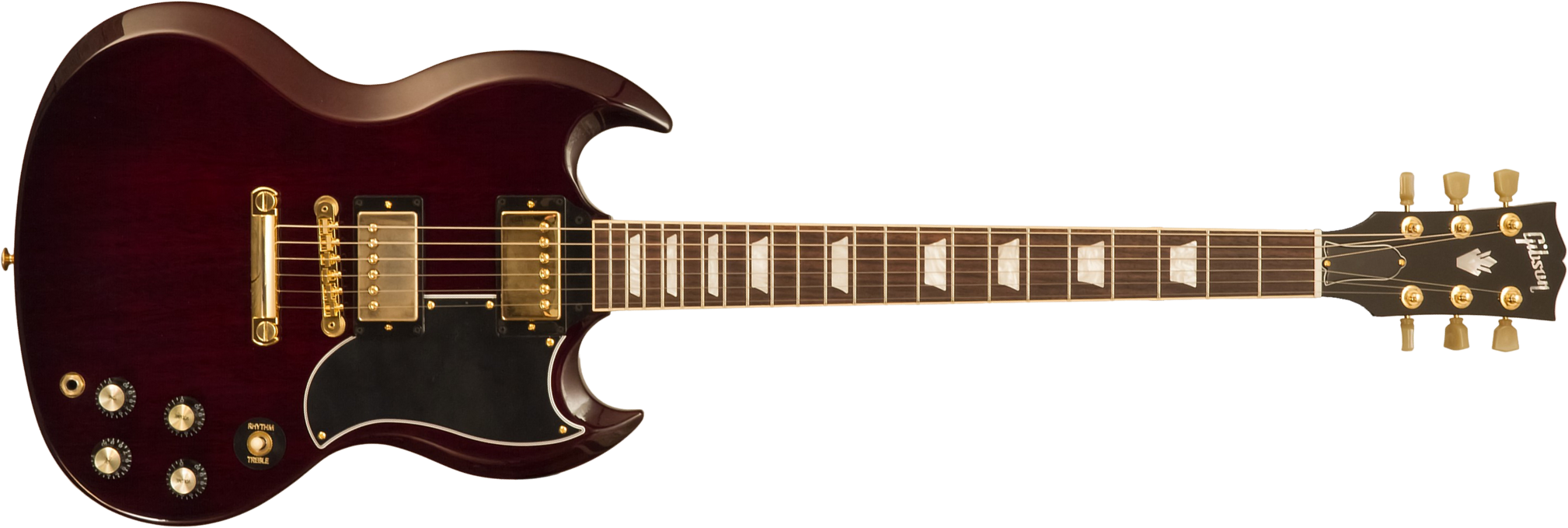 Gibson Sg Standard 1961 Gh Original 2h Ht Rw - Aged Cherry - Guitare Électrique Double Cut - Main picture