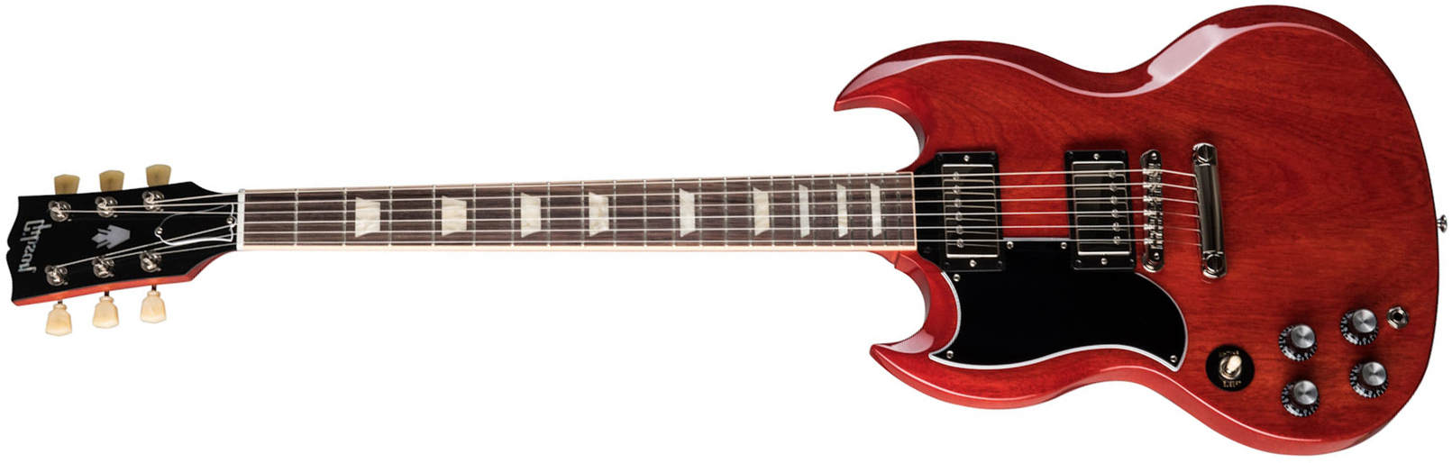 Gibson Sg Standard '61 Lh Gaucher 2h Ht Rw - Vintage Cherry - Guitare Électrique Gaucher - Main picture