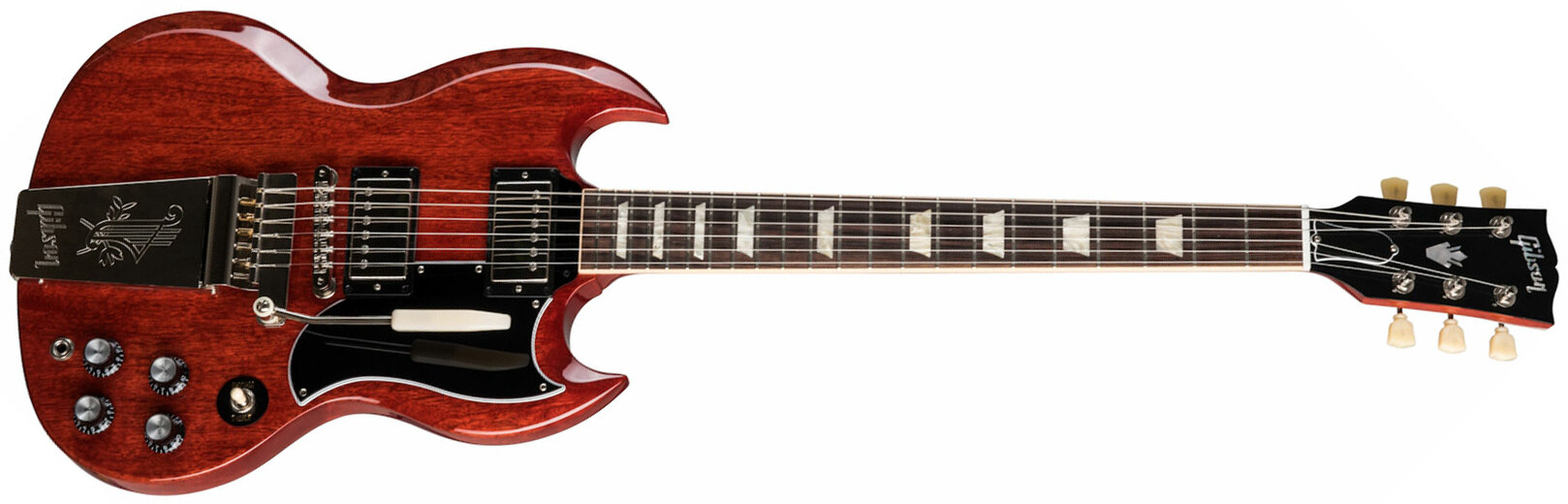 Gibson Sg Standard '61 Maestro Vibrola Original 2h Trem Rw - Guitare Électrique RÉtro Rock - Main picture