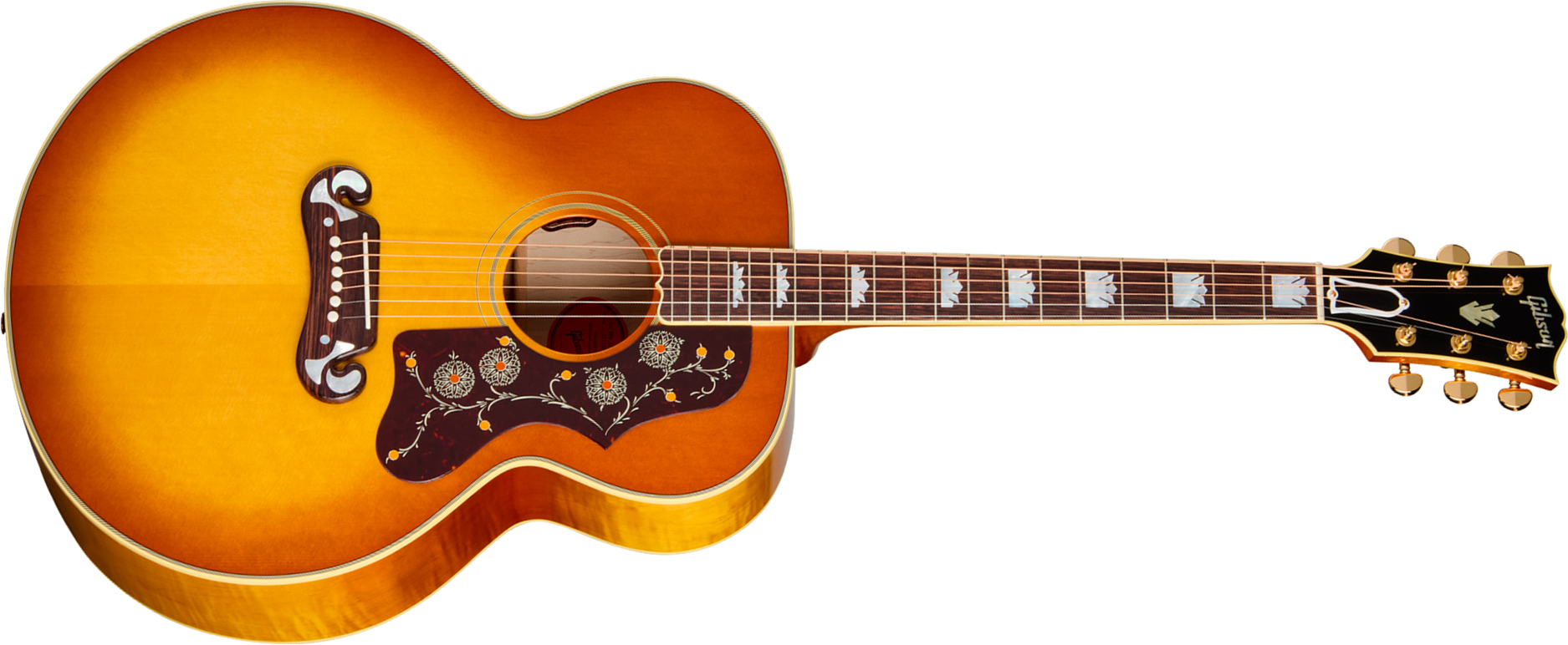 Gibson Sj200 Original (baggs Hifi Dna) Jumbo Epicea Erable Rw - Heritage Cherry Sunburst - Guitare Folk - Main picture