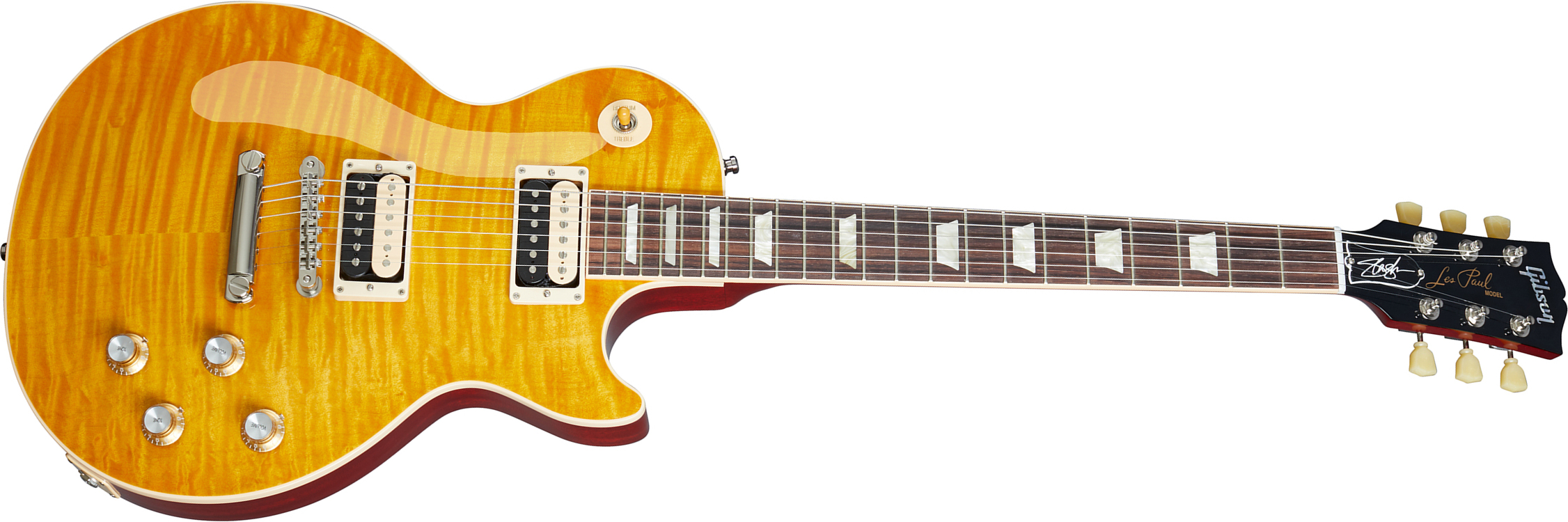 Gibson Slash Les Paul Standard 50's 2020 Original Signature 2h Ht Rw - Appetite Amber - Guitare Électrique Single Cut - Main picture