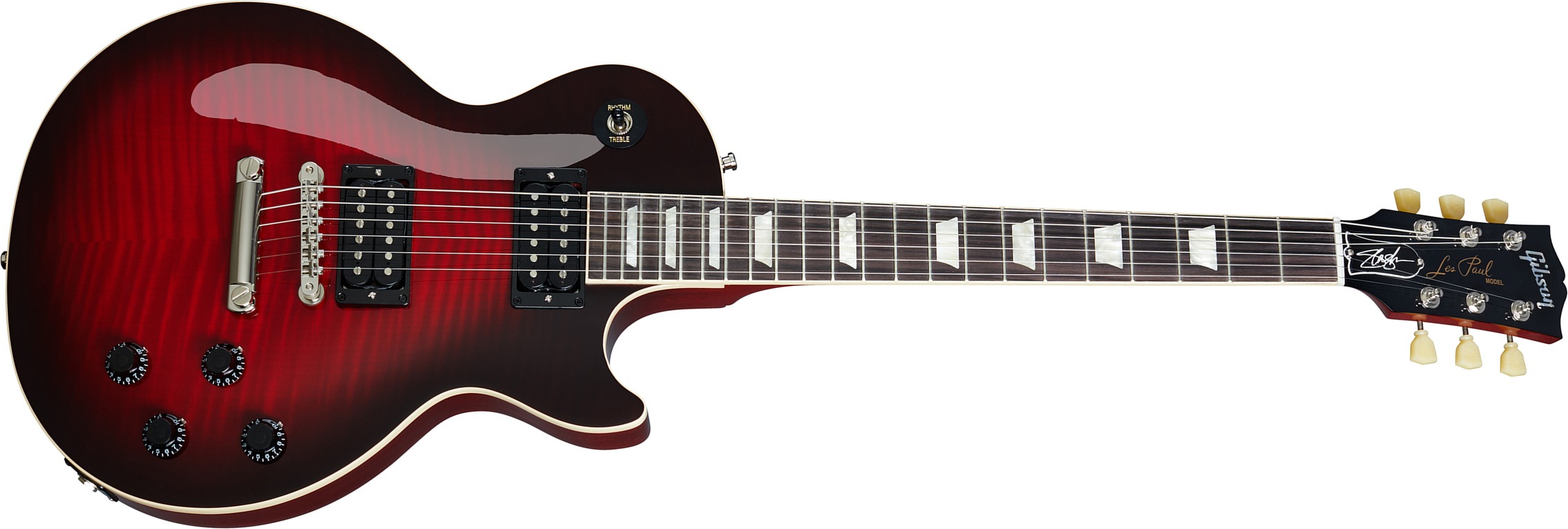 Gibson Slash Les Paul Standard 50's 2020 Original Signature 2h Ht Rw - Vermillion Burst - Guitare Électrique Single Cut - Main picture