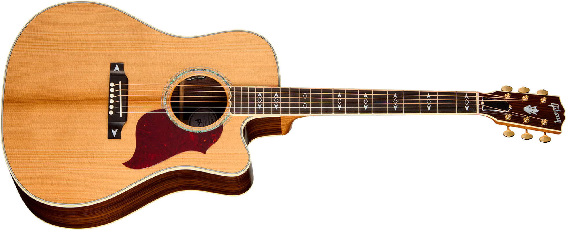 Gibson Songwriter Recording Artist (baggs Hifi Dna) Dreadnought Cw Epicea Palissandre Eb - Antique Natural - Guitare Folk - Main picture