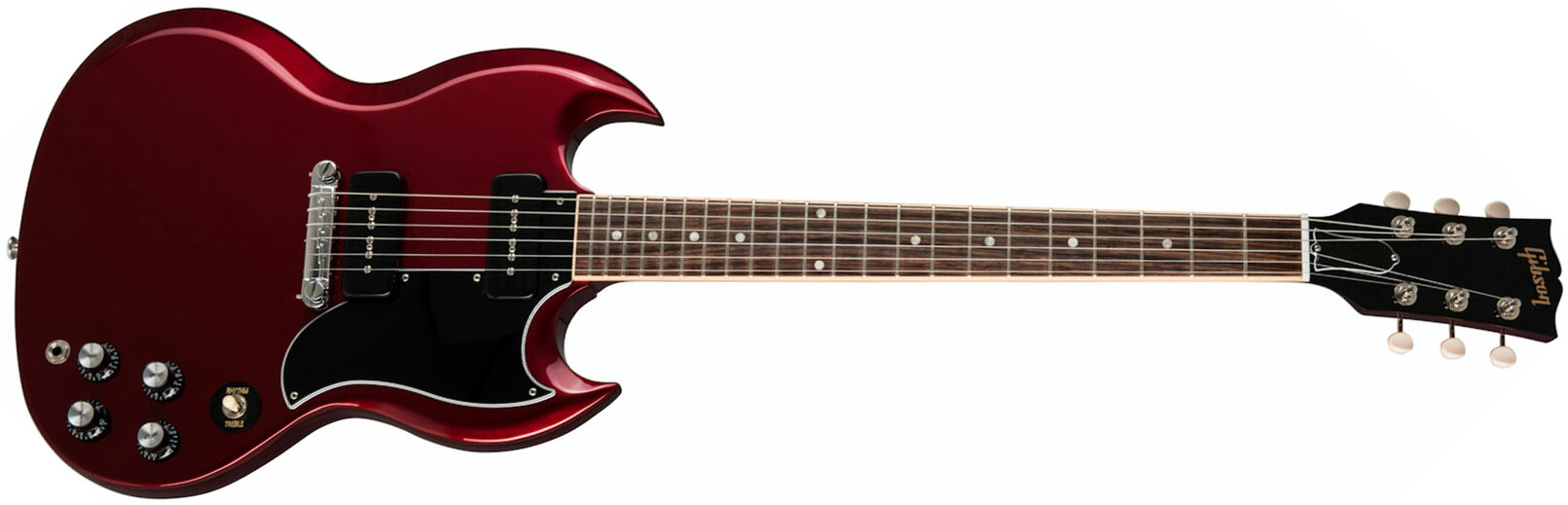 Gibson Sp Special Original 2p90 Ht Rw - Vintage Sparkling Burgundy - Guitare Électrique RÉtro Rock - Main picture