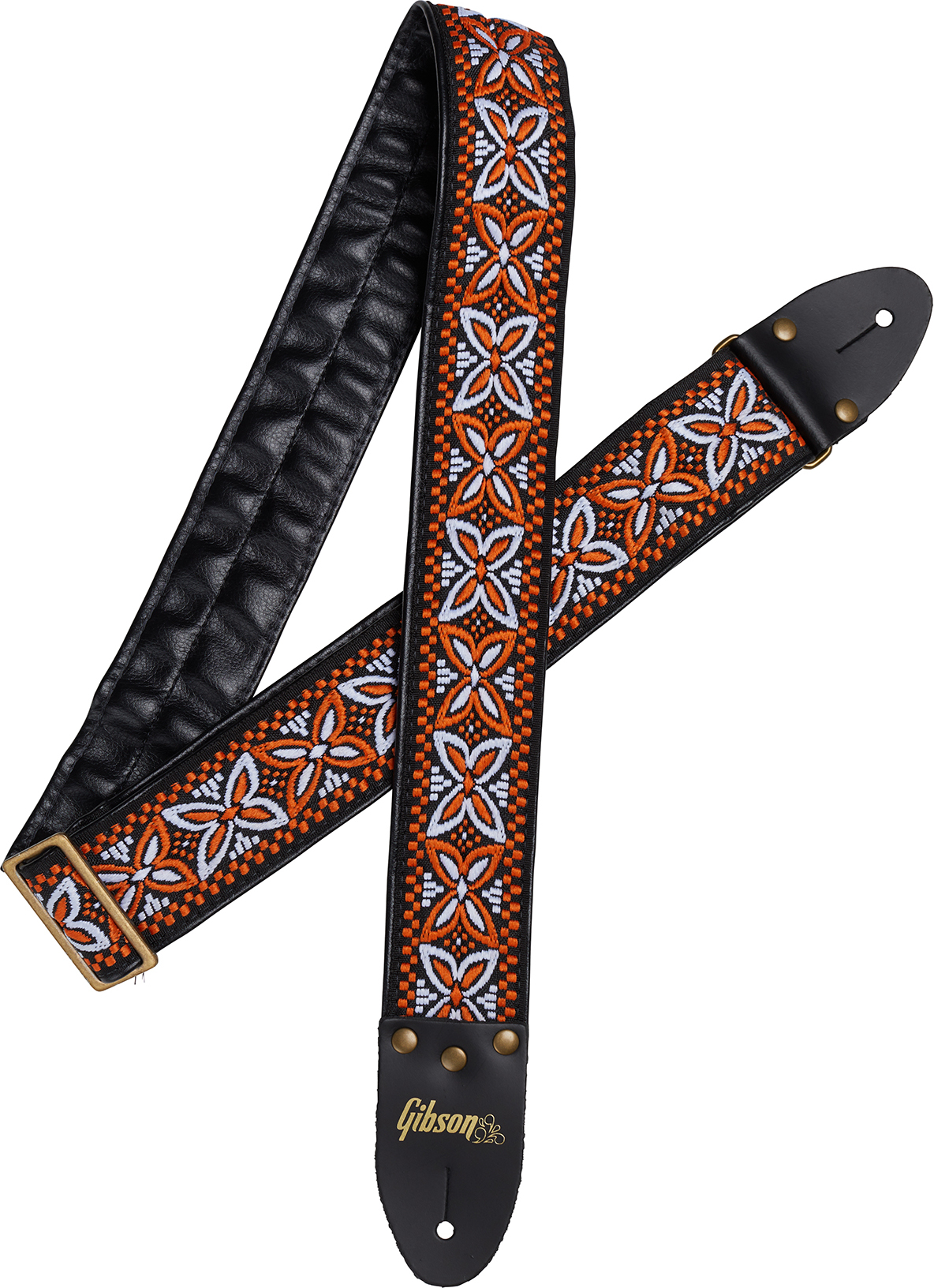 Gibson The Orange Lily Guitar Strap Nylon - Sangle Courroie - Main picture