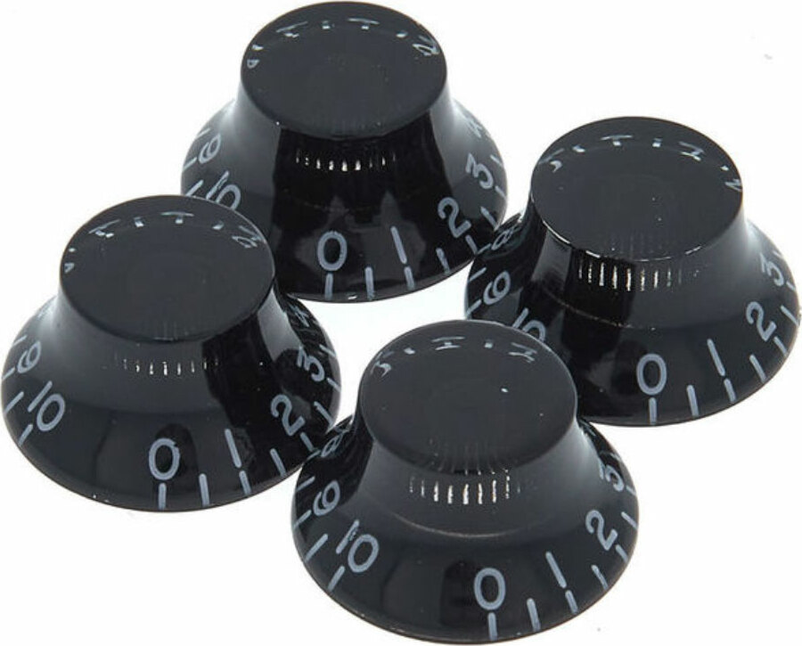 Gibson Top Hat Knobs 4-pack Black - Bouton - Main picture