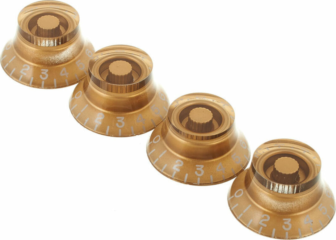 Gibson Top Hat Knobs 4-pack Vintage Gold - Bouton - Main picture